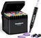 80 Colors Alcohol Markers Set, Professional Coloring Markers with Carry Bag for Adults Kids Artist, Chisel & Fine Dual Tips for Drawing